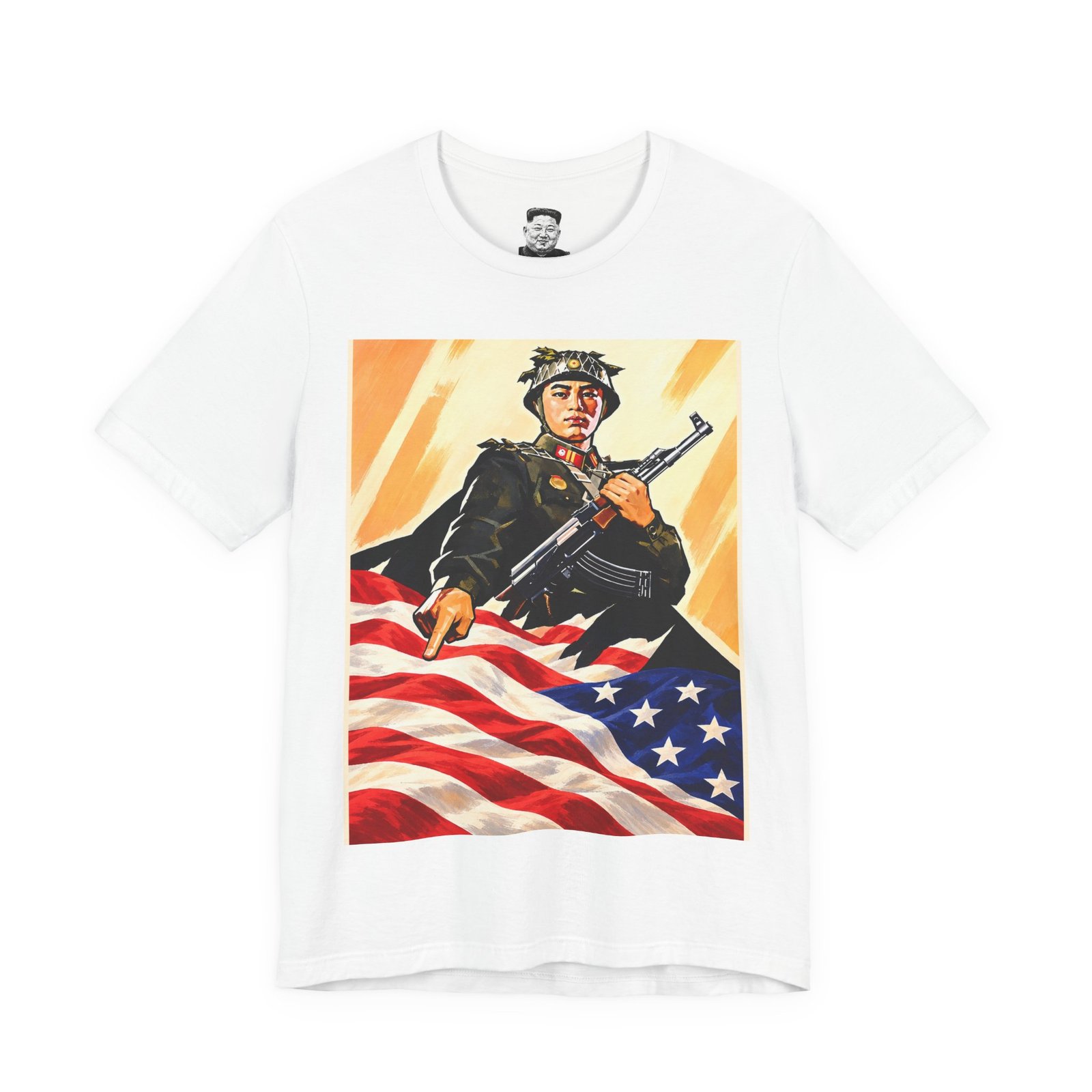 Soldier American Flag - Tee