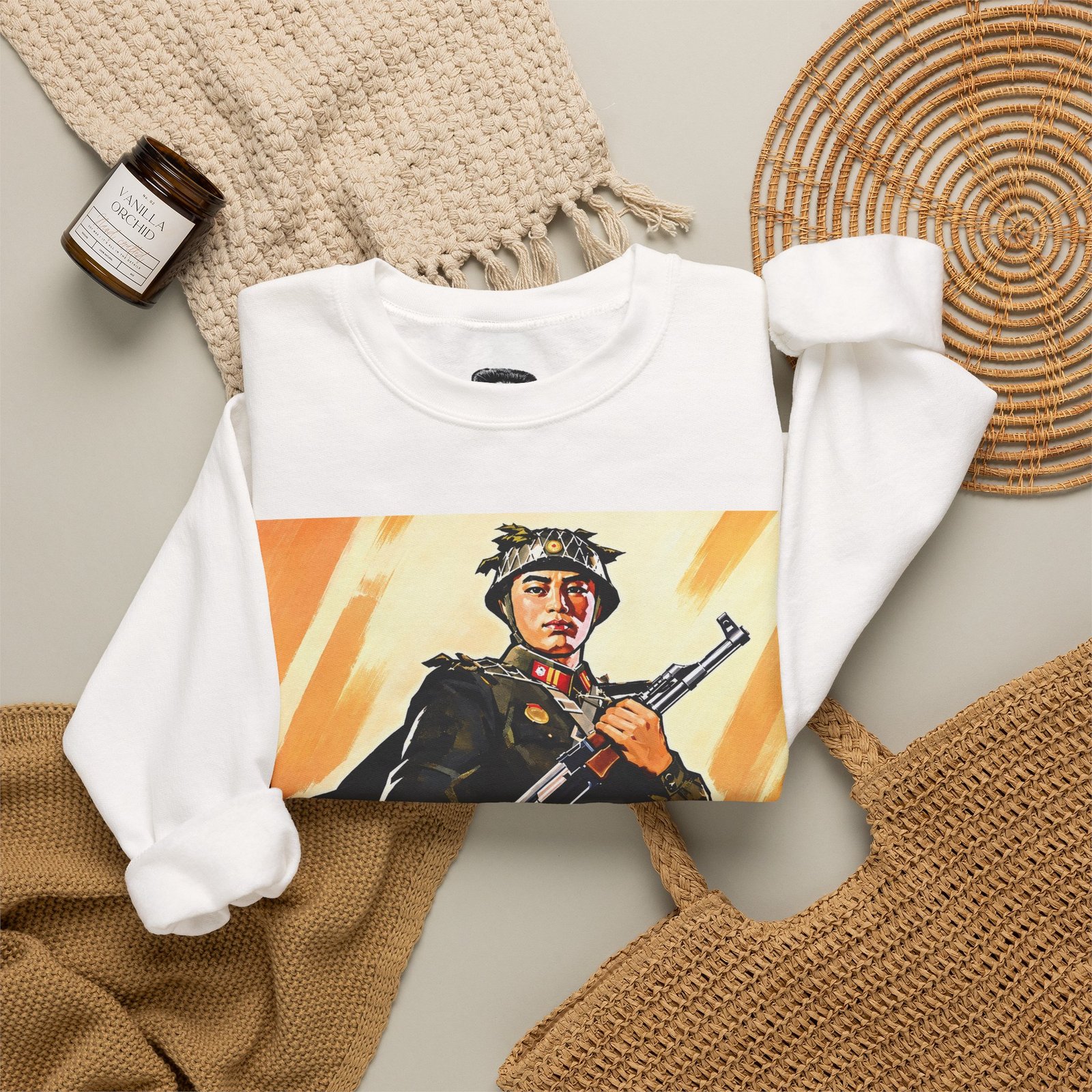 Soldier American Flag - Sweatshirt - Image 4