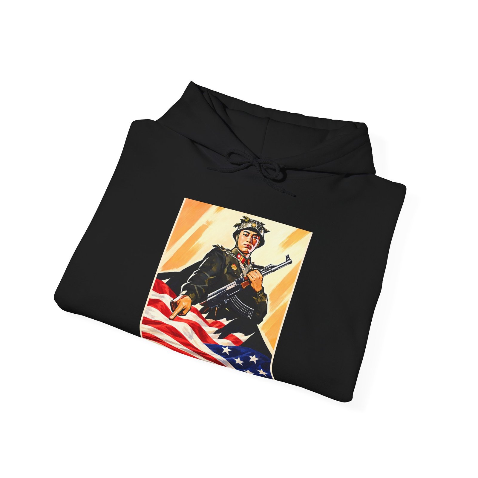 Soldier American Flag - Hoodie - Image 8