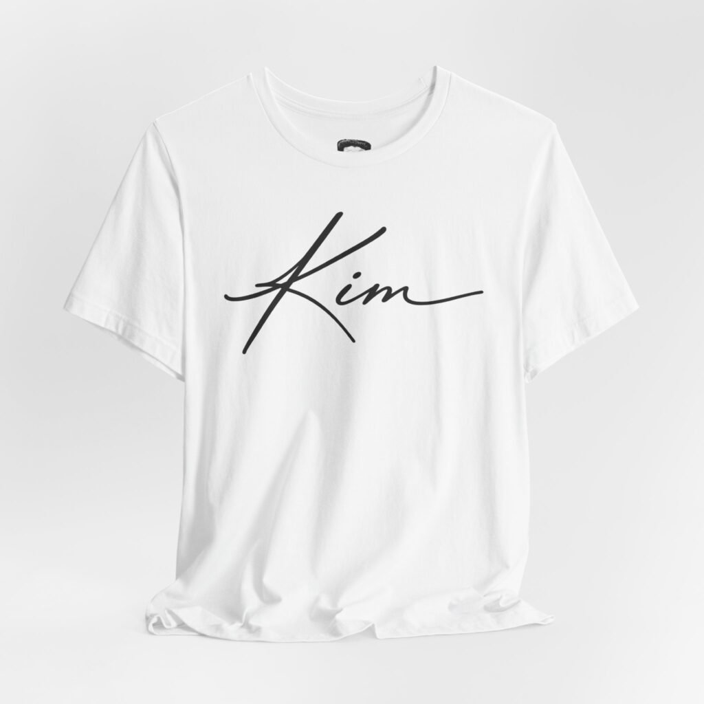 Kim Script Tee