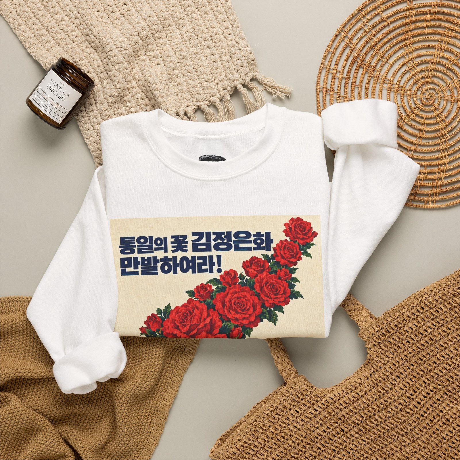 Rose Peninsula Above City - Sweatshirt - Image 4