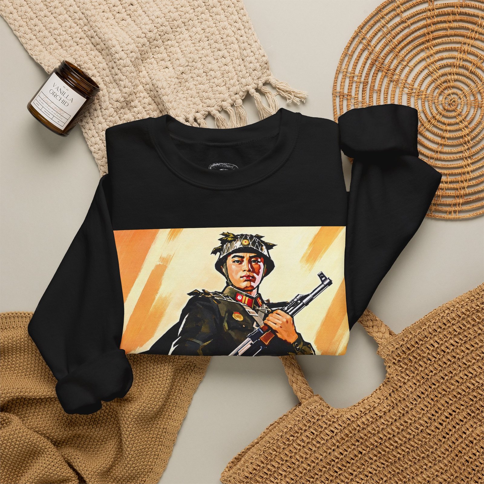 Soldier American Flag - Sweatshirt - Image 8